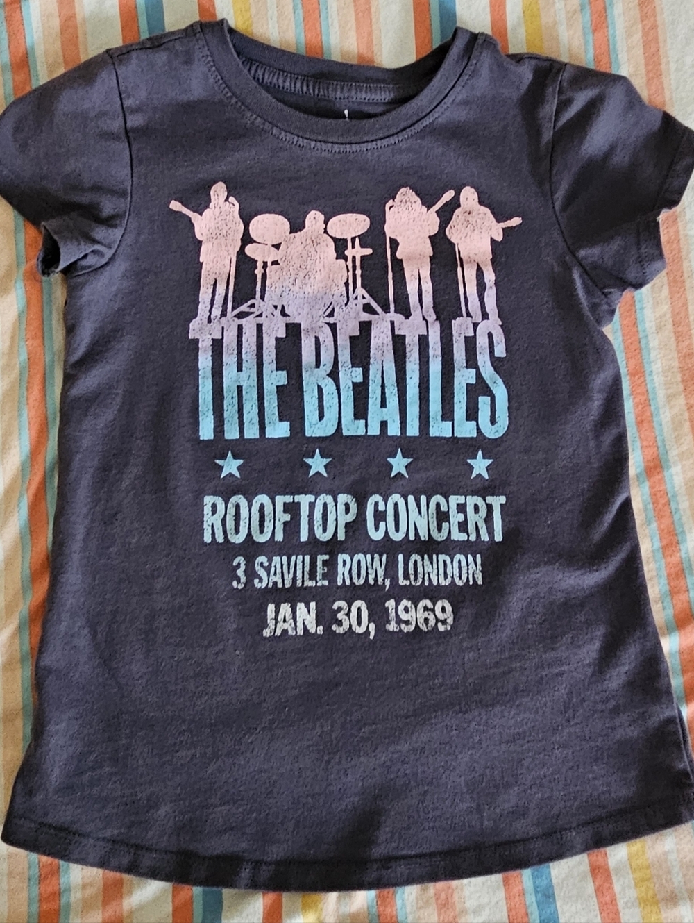 The Beatles Kids Short Sleeve Size 6/6X